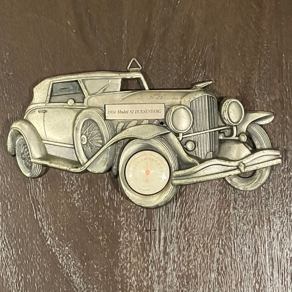Vintage Indoor/Outdoor Thermometer 1934 DUESENBERG - Picture 1 of 4